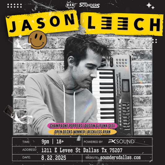 Jason Leech LIVE at Sounders in Dallas Friday August 22nd, 2025