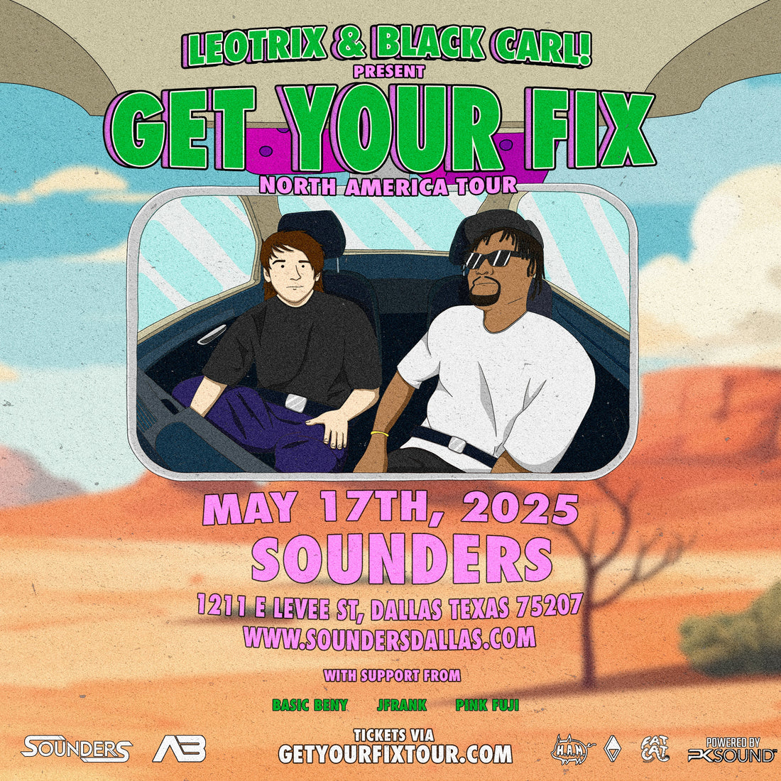Leotrix + Black Carl! May 17th, 2025 @ Sounders Dallas