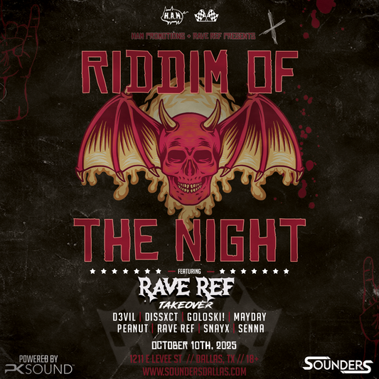 Riddim of the Night @ Sounders Dallas Friday October 10th, 2025