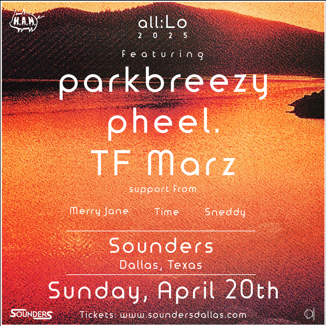 all:Lo Takeover Featuring Parkbreezy, Pheel., & TF Marz @ Sounders Dallas April 20th, 2025