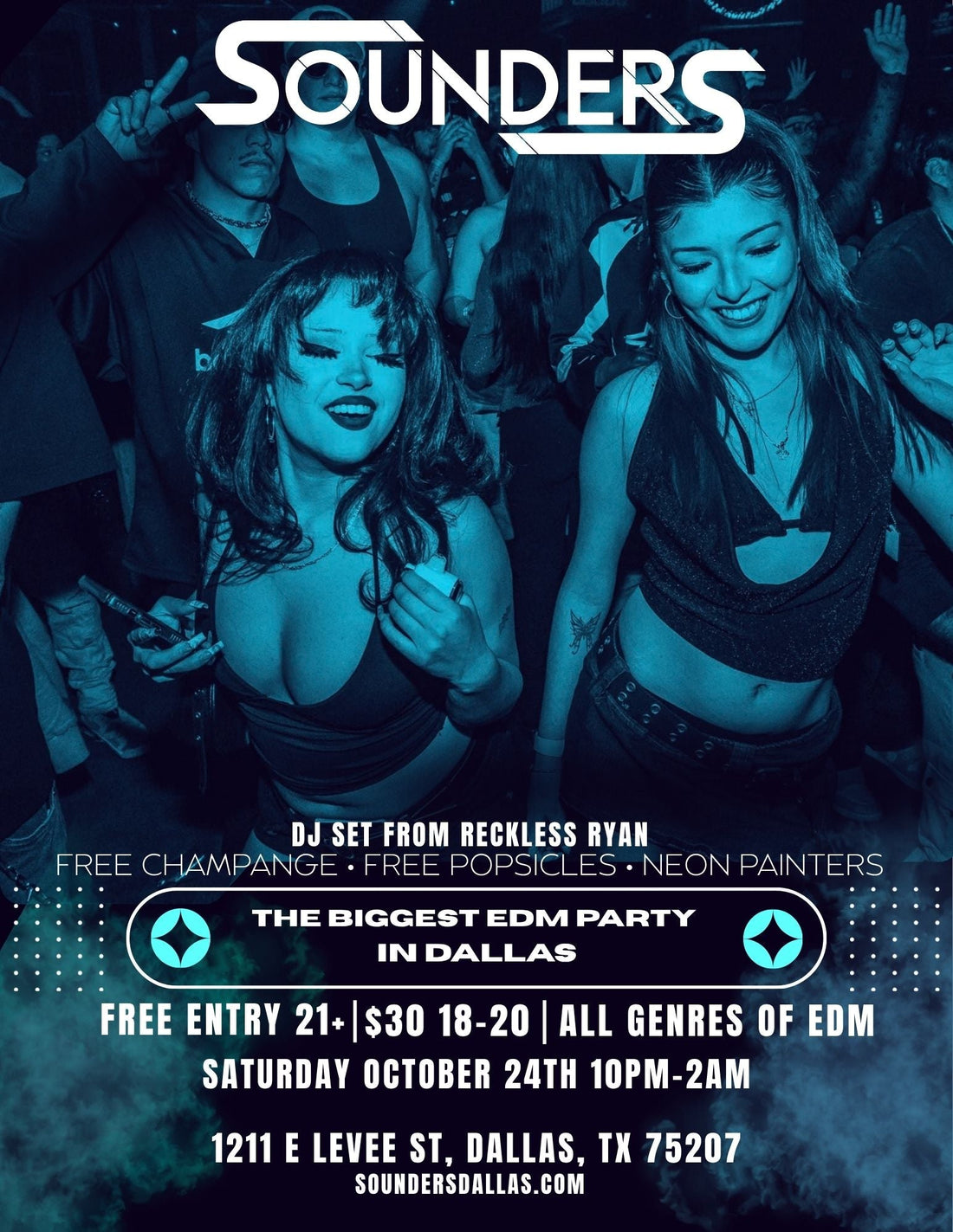 EDM Everything Friday, October 24th 2026 @ Sounders Dallas