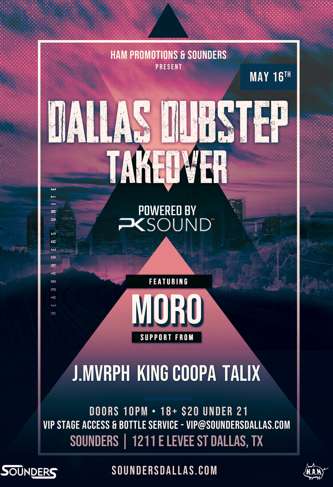Dubstep Takeover at Sounders Dallas Saturday May 16th, 2026
