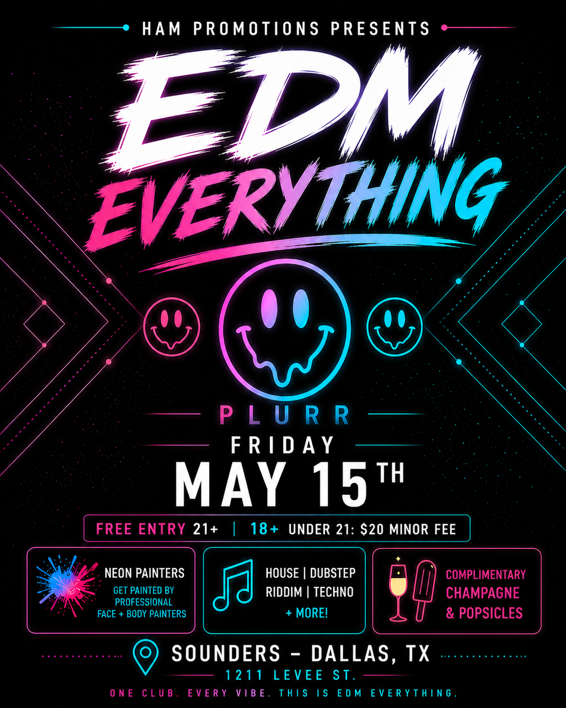 EDM Everything May 15th, 2026 @ Sounders Dallas