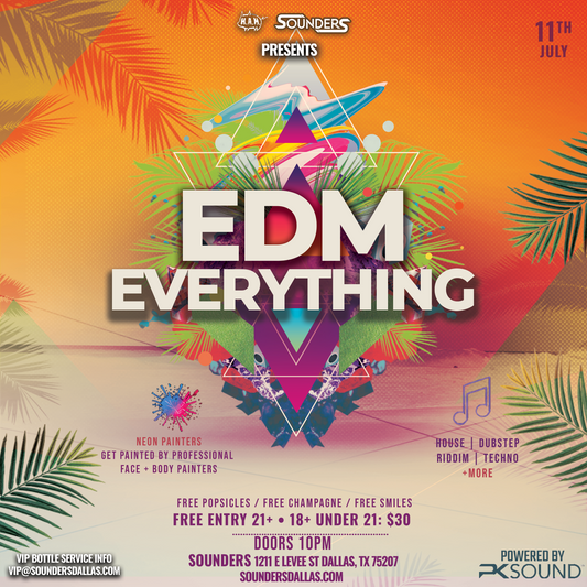 EDM Everything Saturday, July 11th 2026
