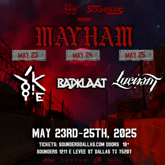 MAYHAM 2025: YOOKiE, Badklaat, and Luci in Dallas, TX