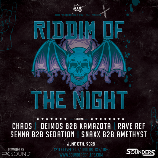 Riddim of the Night @ Sounders Dallas Friday June 6th, 2025