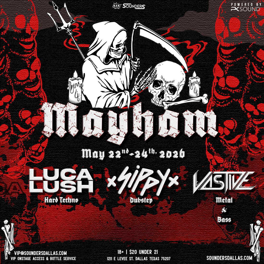 MAYHAM 2026: Luca Lush, Sippy, and Vastive