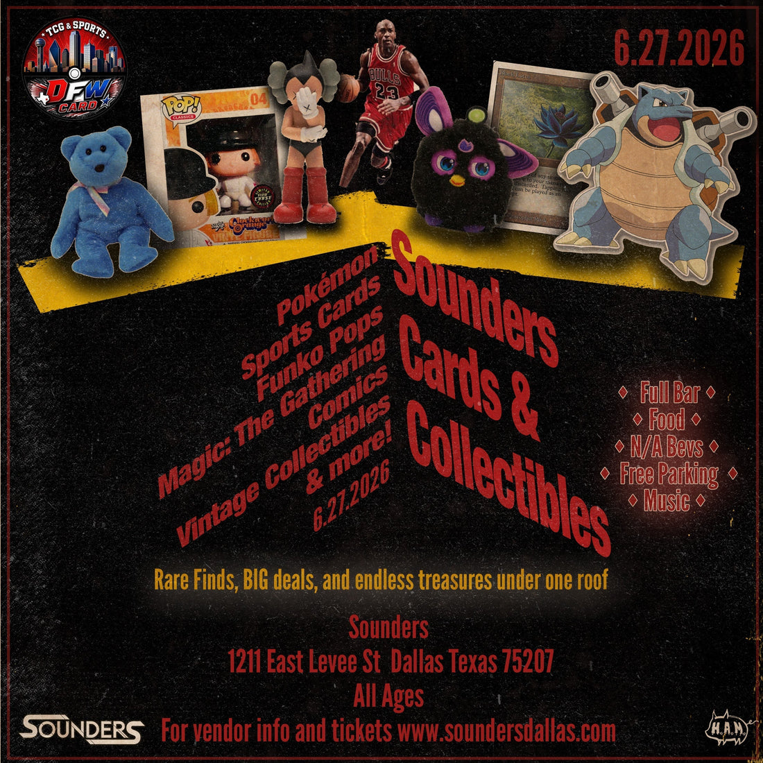 Sounders Cards & Collectibles Saturday, June 27th @ Sounders Dallas