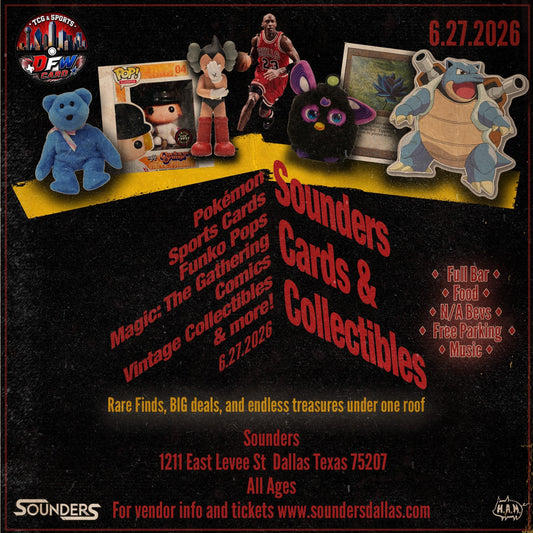 Sounders Cards & Collectibles Saturday, June 27th @ Sounders Dallas