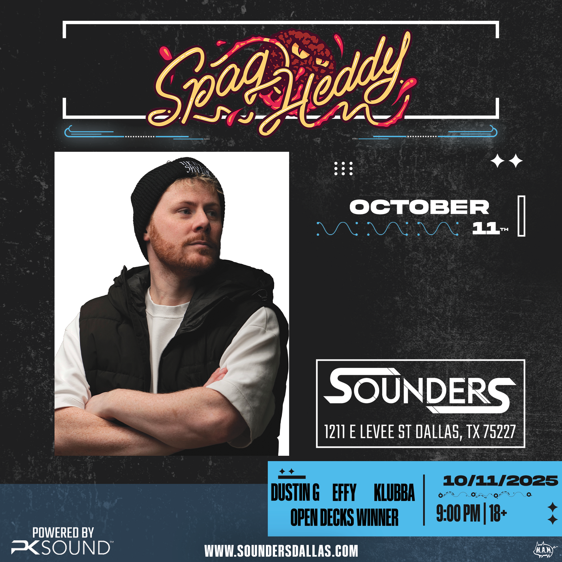 Spag Heddy October 11th, 2025 @ Sounders Dallas