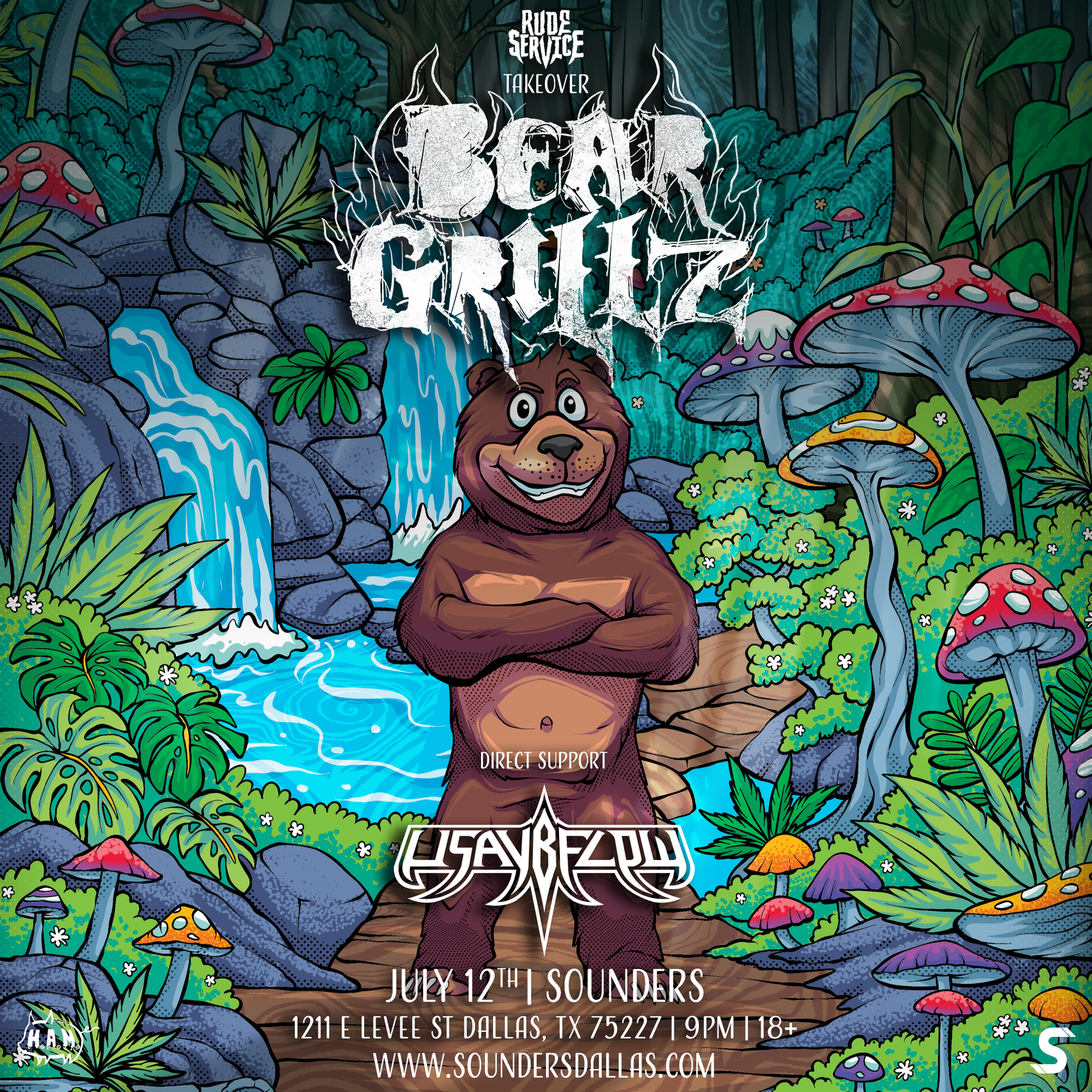 Bear Grillz + Usaybflow July 12th, 2025 @ Sounders Dallas